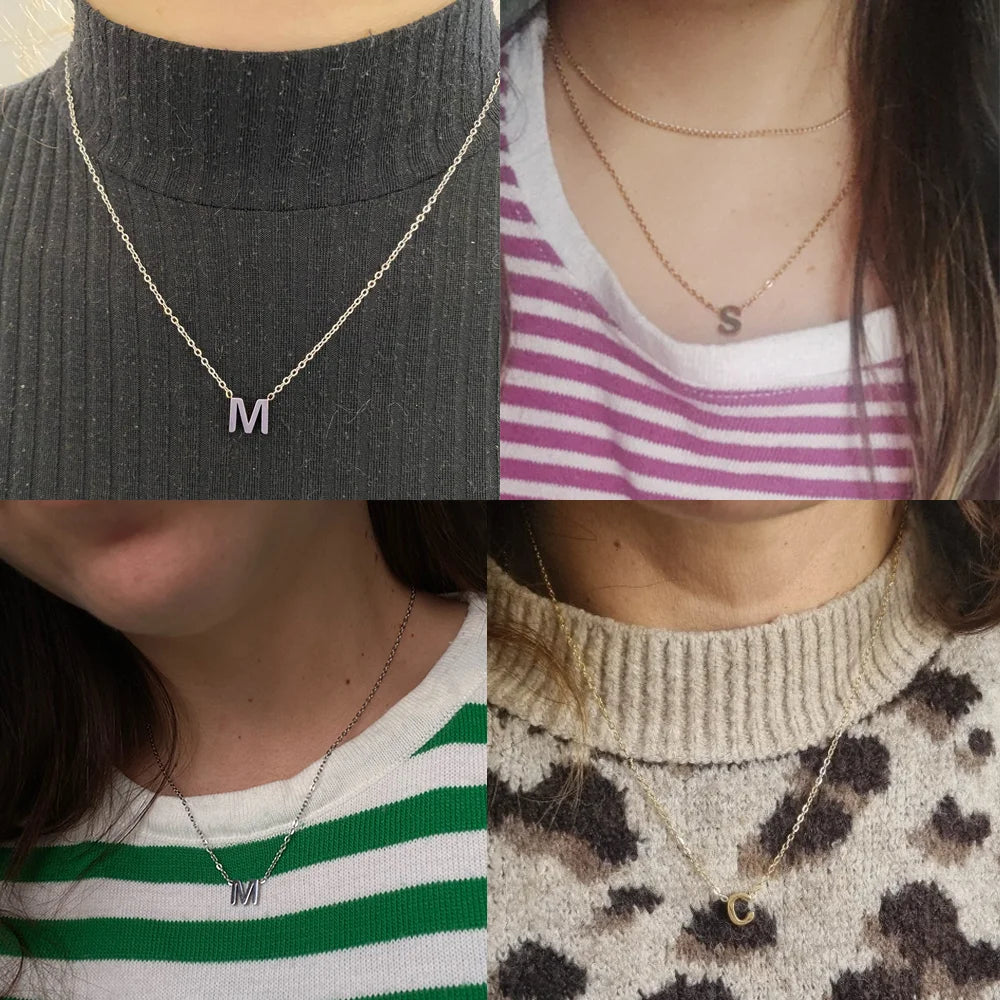 Minimalist Initial Necklace