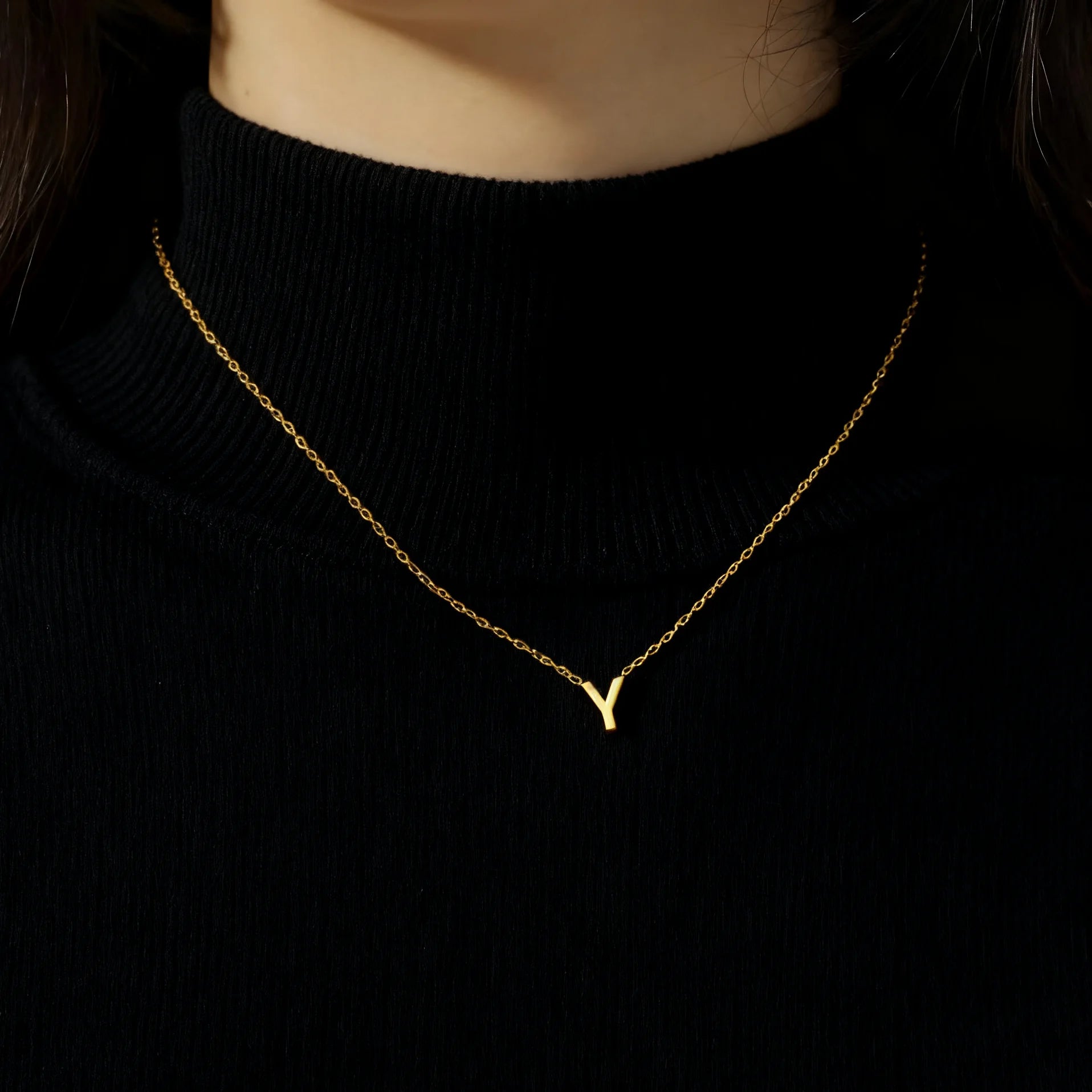 Minimalist Initial Necklace