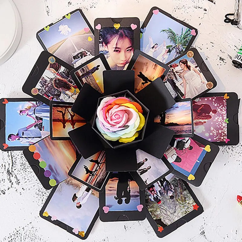 DIY Scrapbook Explosion Box