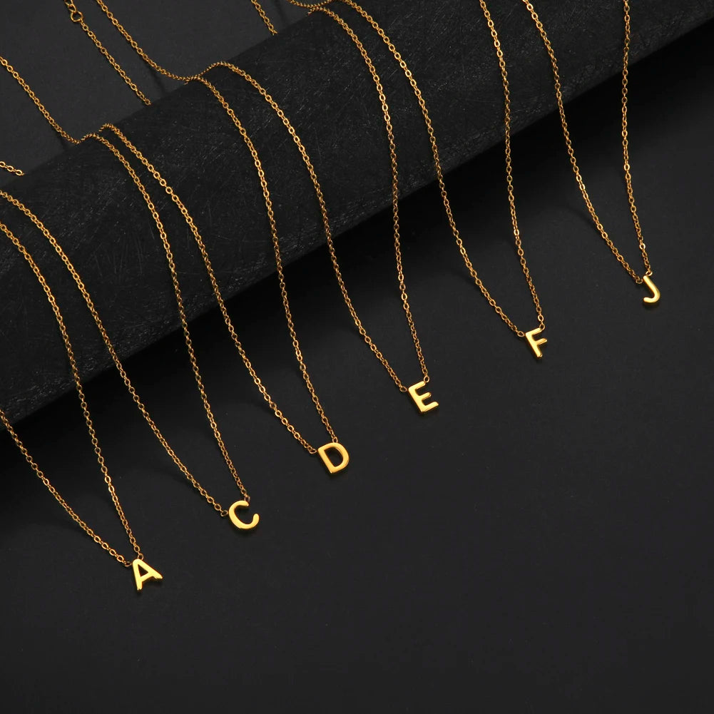 Minimalist Initial Necklace