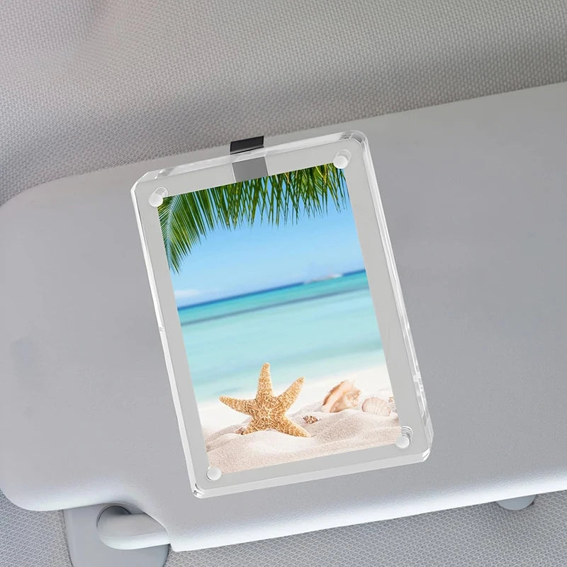 Mini Photo Frame Clip for Visor