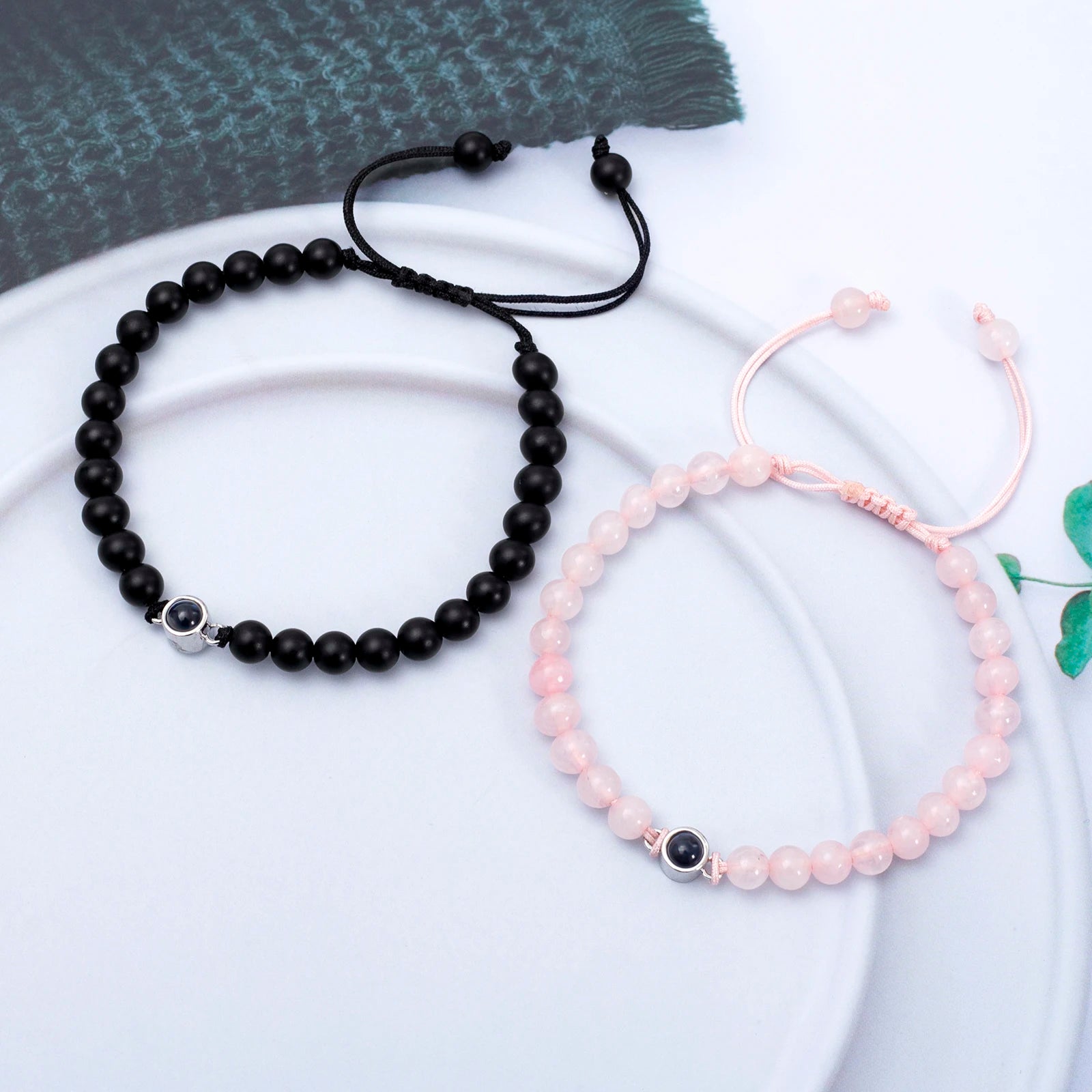 Matching Couples Bracelets "I Love You" in 100 Languages