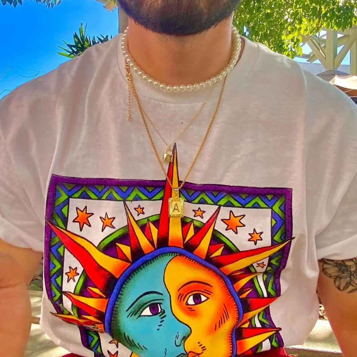 Initial Pendent Necklace - for Him or Her