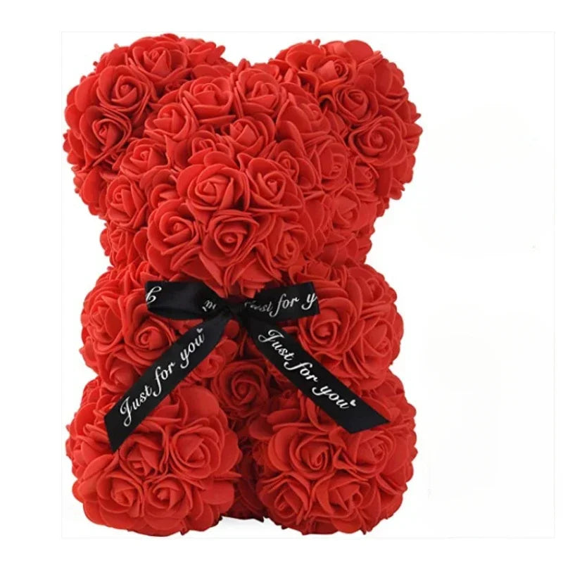 Valentine's Rose Bear