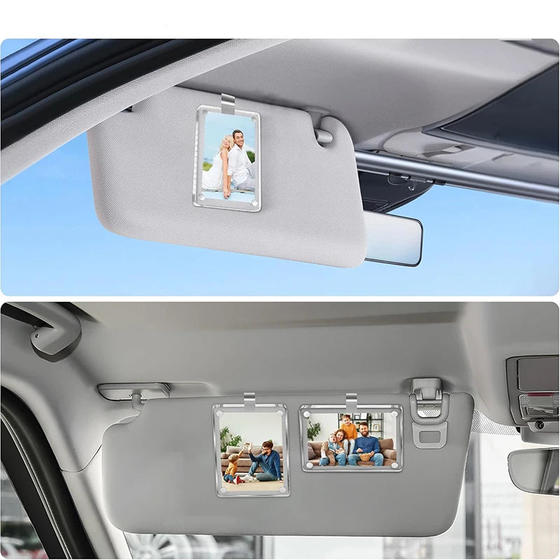 Mini Photo Frame Clip for Visor